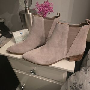 Marc Fisher Light Taupe Ankle Booties